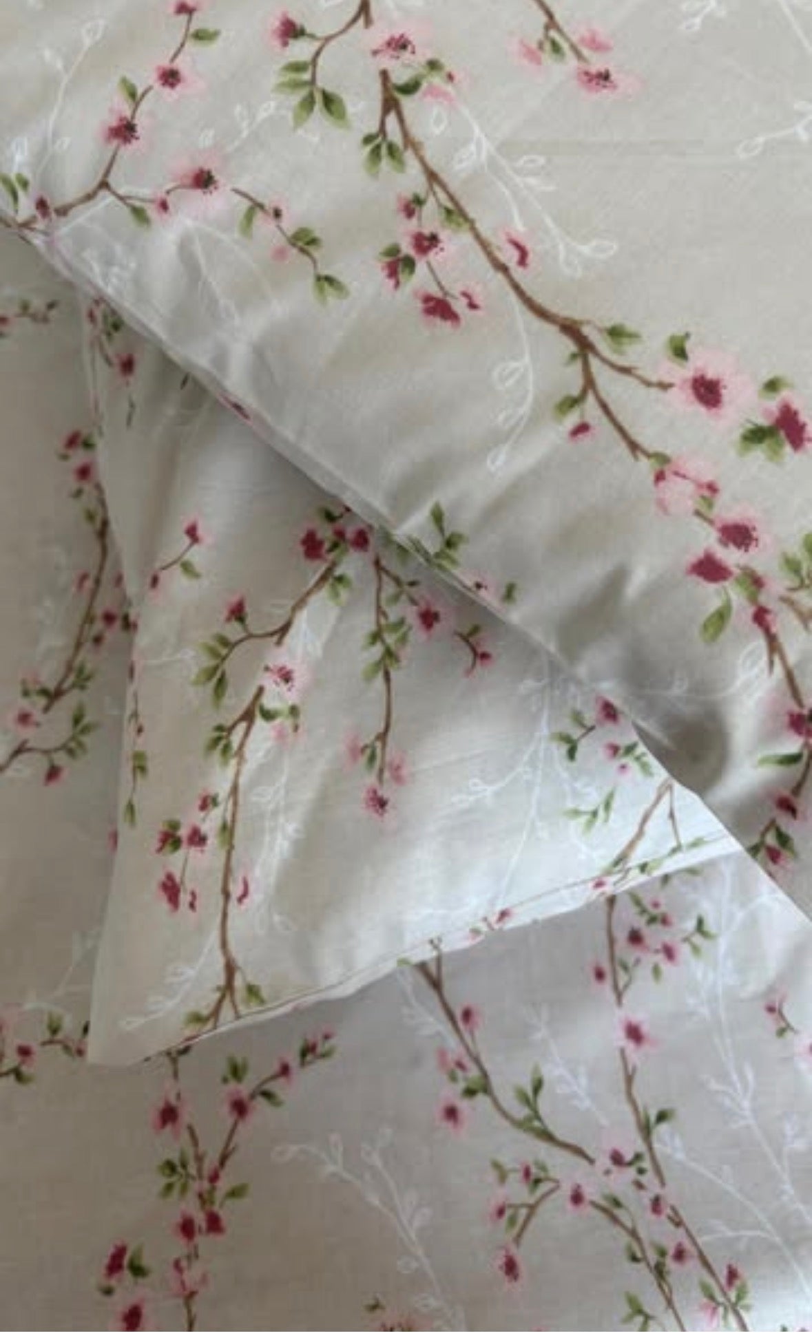 Sakura Çift Kişilik Çarşaf Seti %100 Pamuk (Sete Çarşaf Dahil Değildir)